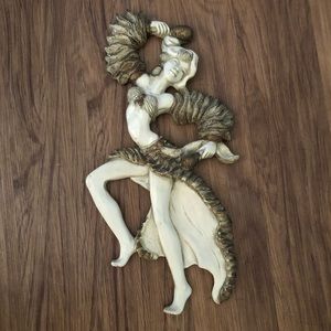 Vintage Univ. Statuary Corp. Chalkware Dancer 1957